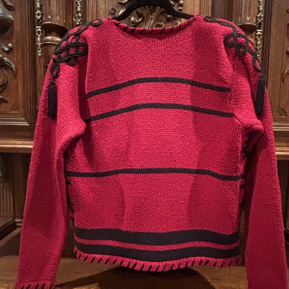 VINTAGE SILK LUXURY SWEATER JACKET - Picture 11 of 12